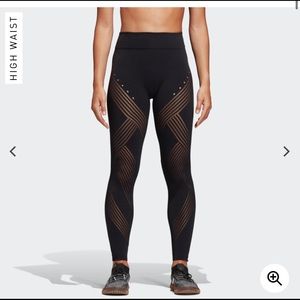 Adidas Warp Knit High Rise 7/8 Leggings